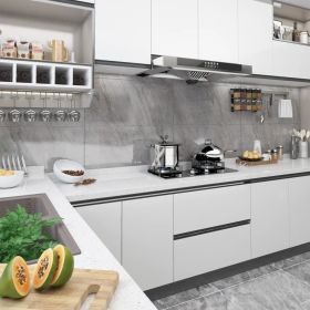 Furniture Film White PVC 197x35.4 in Waterproof Materials