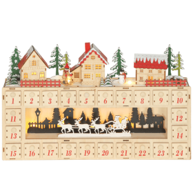 Christmas Advent Calendar (Option: Natural Tone)
