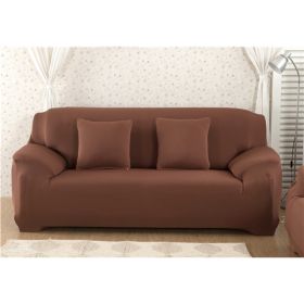 Solid Corner Sofa Covers Couch Slipcovers Elastica Material Sofa Skin Protector Cover Sofa Armchair (Option: 3-One seat)