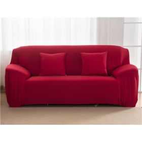 Solid Corner Sofa Covers Couch Slipcovers Elastica Material Sofa Skin Protector Cover Sofa Armchair (Option: 1-Quadruple seat)