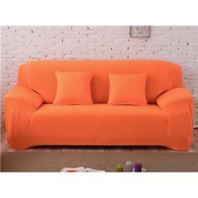 Solid Corner Sofa Covers Couch Slipcovers Elastica Material Sofa Skin Protector Cover Sofa Armchair (Option: 11-Three seat)