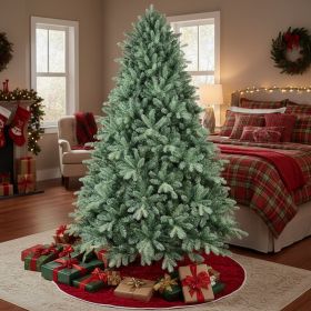 4FT Christmas Tree Artificial Plant With 592 Tips Natural Blue Green Xmas Tree  Hinged Full Stable Stand Easy Assembly Holiday Decor (Option: GREEN)