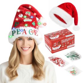 DIY LED Santa Hat - A Creative And Unique Design That Enhances The Festive Atmosphere. A Must-have For Holiday Outfits, A Fun Craft Activity, And (Option: 1Pc)