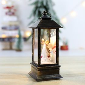 Christmas Simulation LED Flame Small Oil Lamp (Option: Interior Angel)