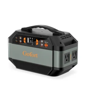 Gofort 330W Portable Power Station, 299Wh Solar Generator Backup Power Supply With 2X 110V AC Outlets, 4X 12V DC Outlets And 4X USB Outlets For O (Option: 299Wh)