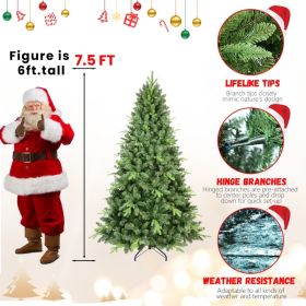 PE, PVC Christmas Tree, Green (Option: Half of 15ft)