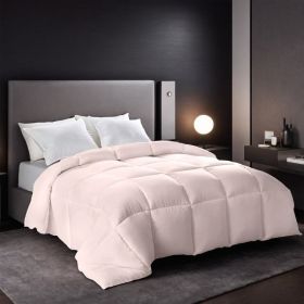 Pink Extra Large Plump Thick Duvet Enhanced Warmth Skin Friendly Comfort. Fits Single Double Beds. Luxury Hotel Grade Insert For Bedroom Use. Per (Option: Pink-K)