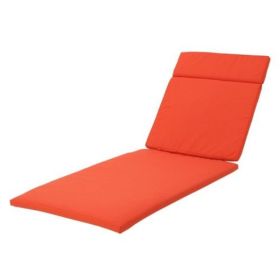 Two Salem Outdoor Lounge Chair Cushions, Lounge Chair Not Included. (Option: Orange)