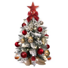 55cm Tabletop Christmas Tree With LED Lights, Artificial Mini Christmas Decoration Exquisite Accessories, Prohibited Platform- Temu,No Shipping O (Option: Mini Christmas tree)